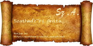 Szathmári Anita névjegykártya